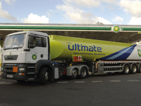 fuel delivery trucks "bp ultimate"