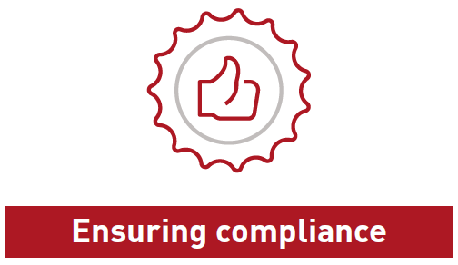 Emco wheaton ensuring compliance feature icon